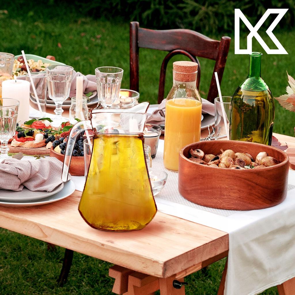 KADAX Dzbanek Szklany Karafka Na Wodę Sok Lemoniadę Do Napojów Wody 1,4L