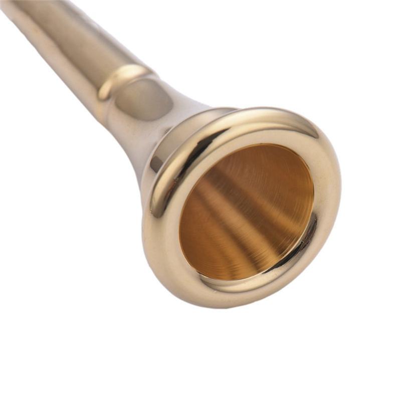 Brass French Horn Mouthpiece Gold Silver Plated Professional Sound Clarity for Band Rehearsals and Live Performances