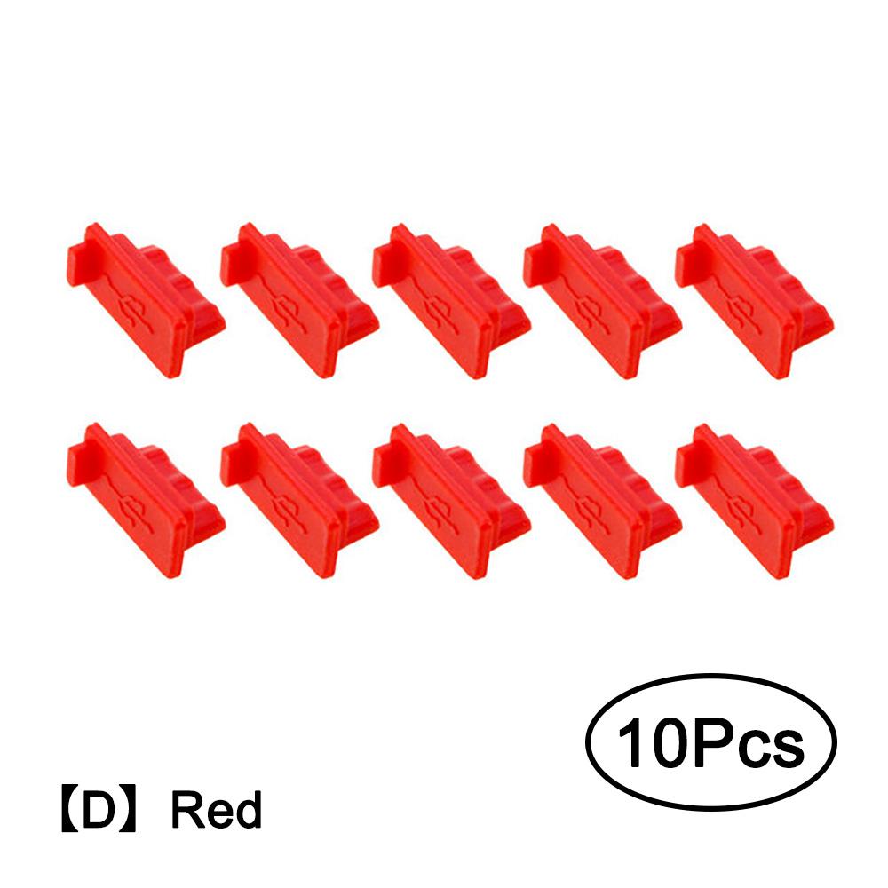 10pcs/Set 5g  USB Soft Silicone Anti Dust Plug Cover For Interface Universal Dustproof Protector Tablet PC Notebook Laptop