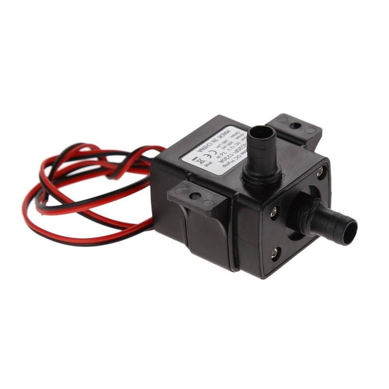Ultra-quiet Electric Fish Tank Pump DC 12V 3M 240L/H Waterproof Pump Multifunction Performance Portable for Mini Fountain