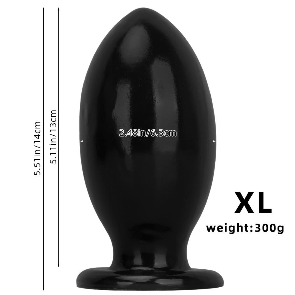 Black PVC Dildo Simulated Penis Anal Plug Fisting Sex Toy Strap On Cock Big Dick Masturbator Realistic Cock