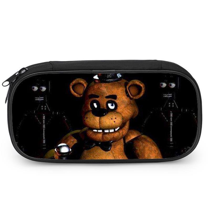Five Nights At Freddys Pencil Case Kids Stationery Box Pen Storage Bag Boy Gift