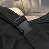 Commuter Pleated Hobo Bag Women's Large Capacity Waterproof Nylon Crossbody Bag Men's Shoulder Bag