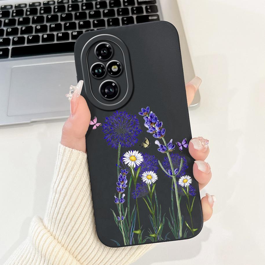For Honor 200 Pro Case ELP-AN00 Phone Cover Popular Flower Avocado Soft Silicone Matte Fundas For Honor 200Pro Protective Bumper