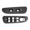 BASIKER Driver And Passenger Black Door Window Switch Panel Bezel For 2002 To 2010 Dodge Ram 1500 2500 3500 Front Right And Left Window Button Border