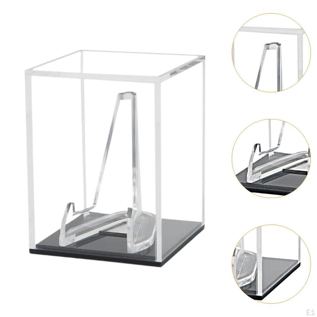 Guitar Pick Display Box Holder,with Stand,Rack,Display Collectable Mini Storage
