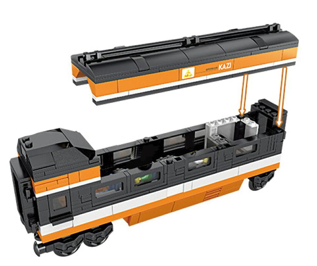 Sky High Speed Train 1287 Blocks