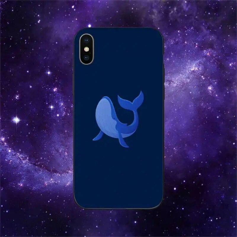 Cartoon Whale Phone Case For iPhone Samsung Galaxy Redmi Xiaomi Oppo OnePlus Note S A 7 8 9 10 11 12 13 14 20 21 22 23 53 54 Pro Max  Ultra TPU Soft