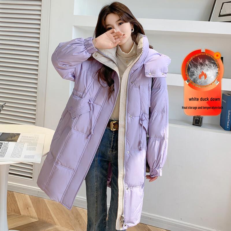 

Mocana Korean Style Mid-Length Duck Down Puffer Jacket L