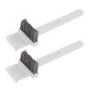 2pcs Hair Comb Cleaner Brush Ergonomic Handle Hair Brush Comb Claw for Removing Dust