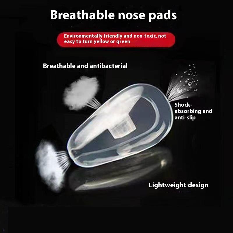 1Set Silicone Glasses Nose Pad Airbag Soft Air Non-Slip Air Cushion Boles With Screws Screwdrivers Eyeglasses Accessories