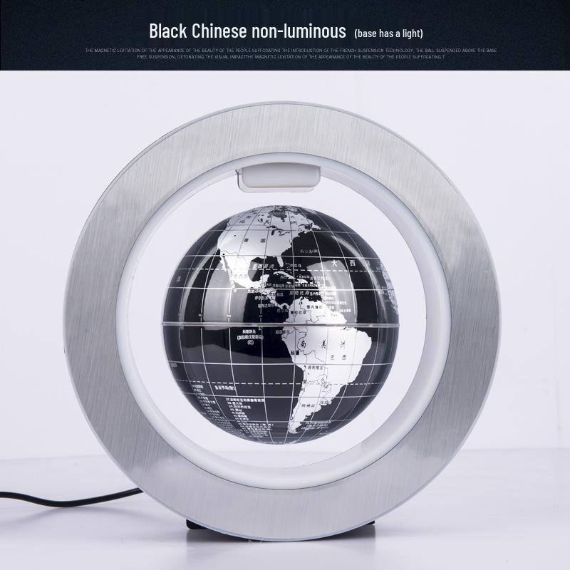 4-inch Luminous Magnetic Levitation Rotating Globe with Constellation Design – Creative Home Decoration Gift