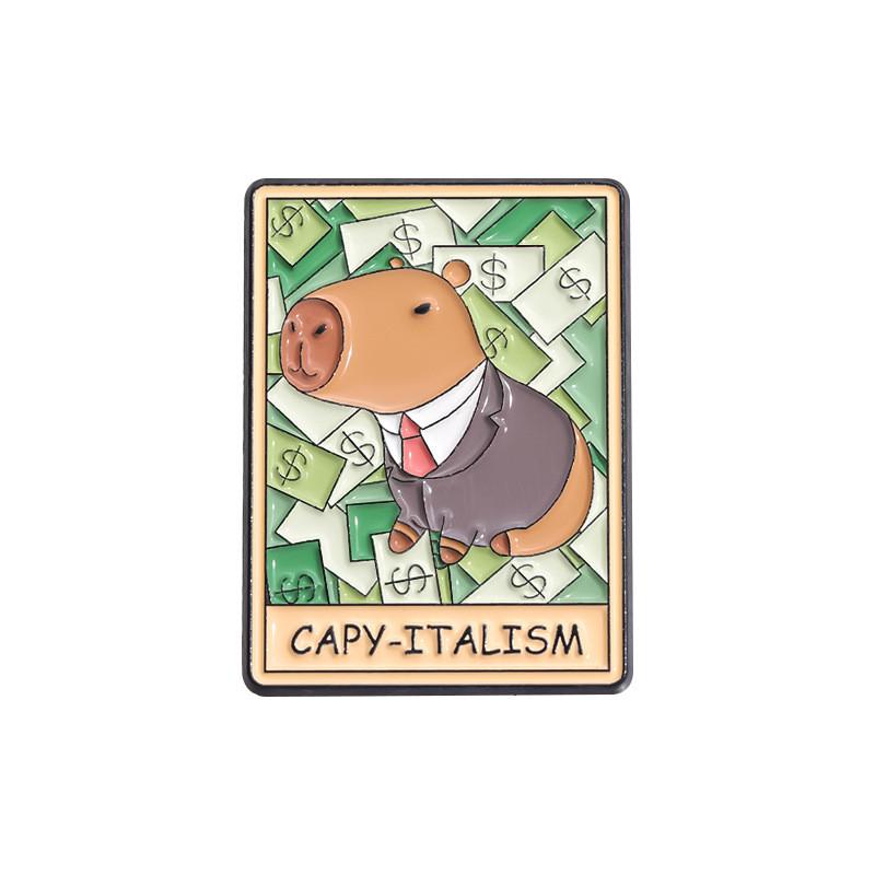 Animal Versatile Capybara Pins Set Perfect For Collectors Looking For Unique Pieces Decorative
