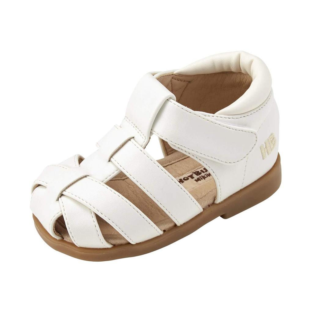 House Hot Baby Sandals for Boys and White [Miki Biscuits] Kids, Girls, 72-9301-820, 13cm,