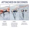 4/6pcs Jeans Button Extender Universal Pants Extender Button for Women Men Adjustable Elastic Waist Silicone Extender Buckle Set