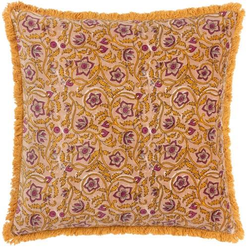 Paoletti Cotton Velvet Filigree Cushion Cover