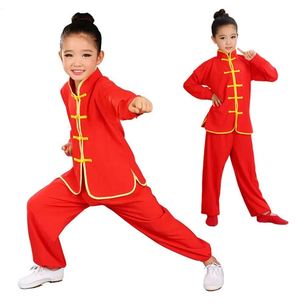 Chinese Wushu Costume Traditional Tai Chi Uniform Fashion Martial Art Uniform Children