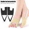 Soft SEBS Toe Guard 1 Pair Bunion Correctors, Big Straighteners, Pad Elastic Corrector Fabric Splint, Breathable Separators for Hallux Valgus
