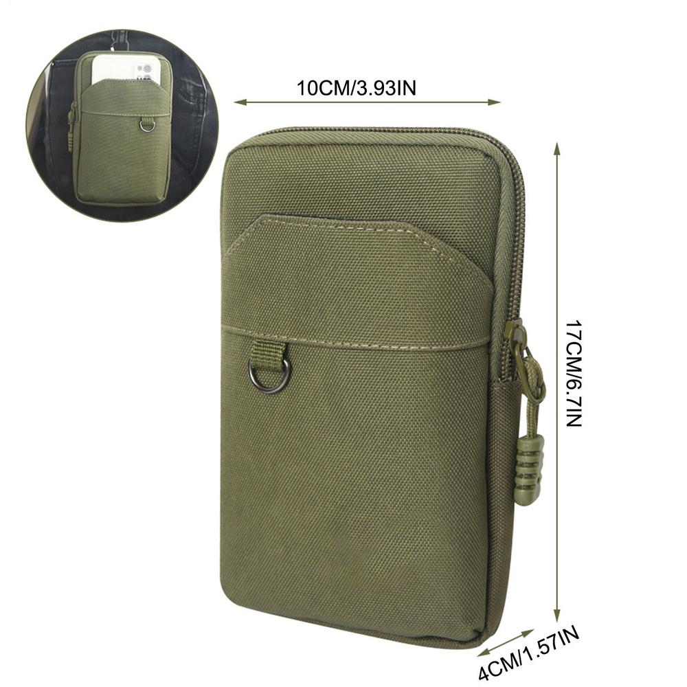 Nylon Molles Bag For Mobile Phone Utility Pouches Gadget Organizer Belt Waist Bag Hunting Fanny Pack For Outdoor Hiking Climbing