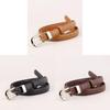 Leather Womens Belt With Pin Buckle For Casual Office Style