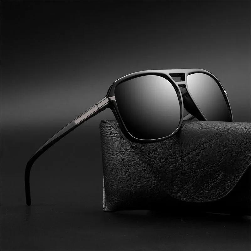 Latest Oversized Frame Square Sunglasses for Men Outdoor Use Driving Sun Eyeglasses Men Fishing Protection Glasses UV400 Oculos De Sol