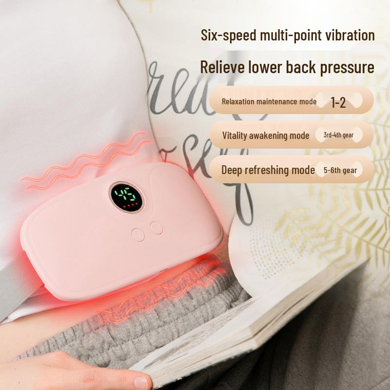 Intelligent Heating Menstrual Relief Belt: Vibration, Hot Compress, Abdomen Massager, and Waist Support for Women