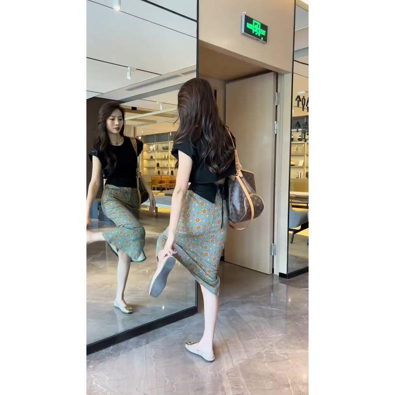 

Летний набор для похудения и омоложения от интернет-знаменитости 2022 Single piece Black Tops L (45.00 kg-52.50 kg