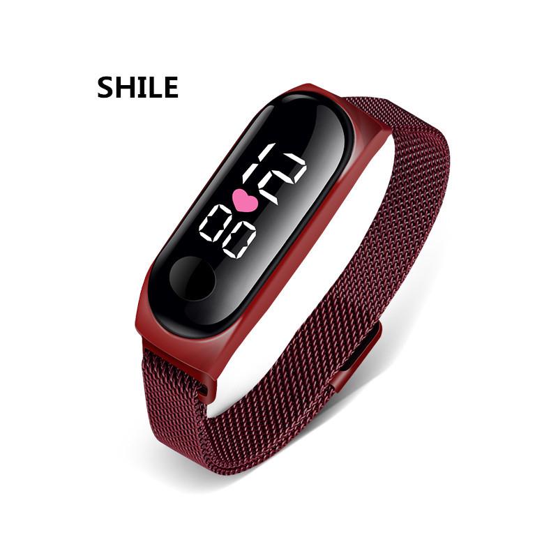 

Waterproof Sport Magnet Bracelet Electronic Watch for Students and Kids