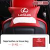 For Lexus Car Tissue Box Car Sun Visor Tissue Box Holder Car Accessories CT ES GS NX IS250 RX350 IS200 LX570 UX250h CT200hDP9 