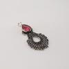 Pink Tourmaline Gemstone Designer Silver Pendant 1.8" Women Jewelry For Women CP-45-4