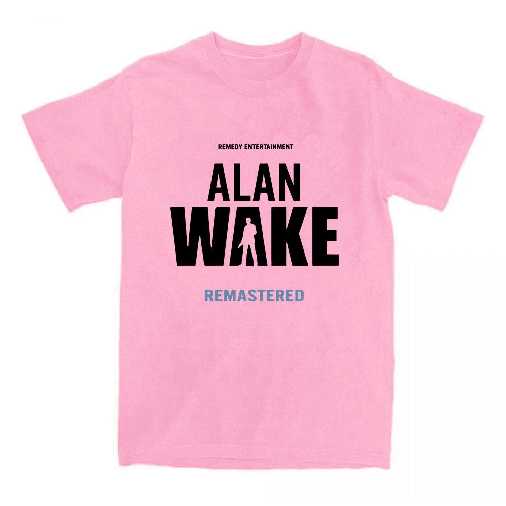 Alan Wake 2 Koszulka z nadrukiem Koszulki bawełniane z krótkim rękawem Streetwear Unisex Luźny codzienny T-shirt z okrągłym dekoltem Góra