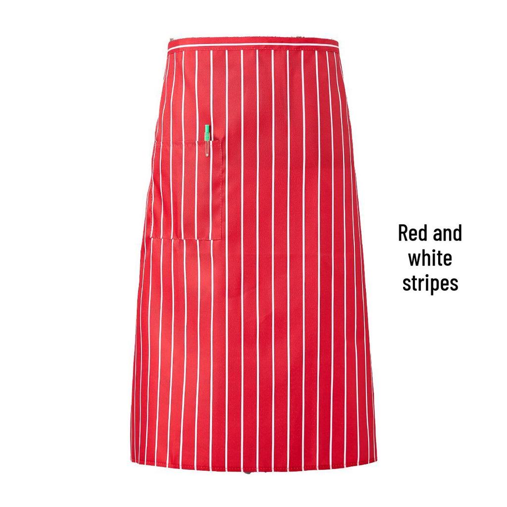 Stain-Resistant Printed Half Apron for Chefs and Waiters