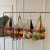 Large-capacity Tote Bag with A Cute 3D Fish Design – Versatile Knitted Tote Bag, One-shoulder Tote Bag