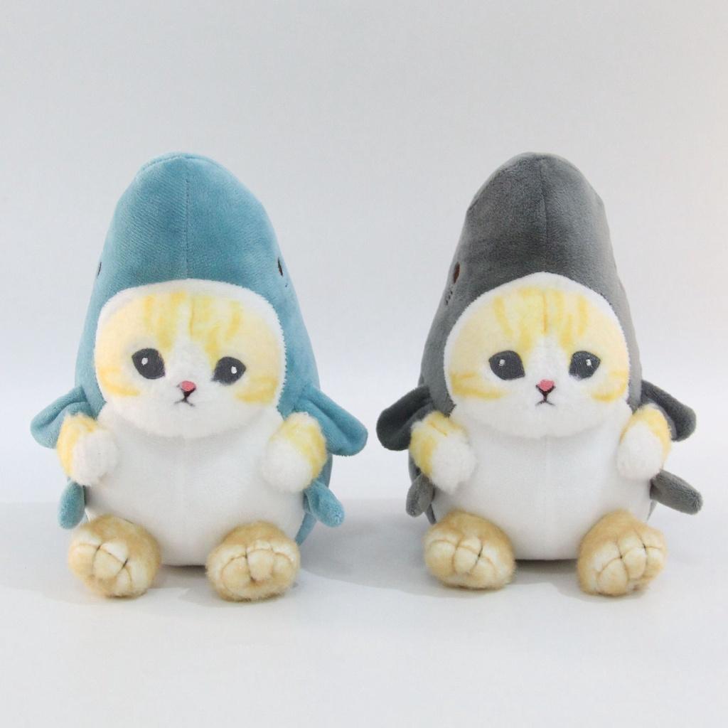 Soft Cat Shark Plushie Doll Kawaii Toy For Kids Pillow Decor Room