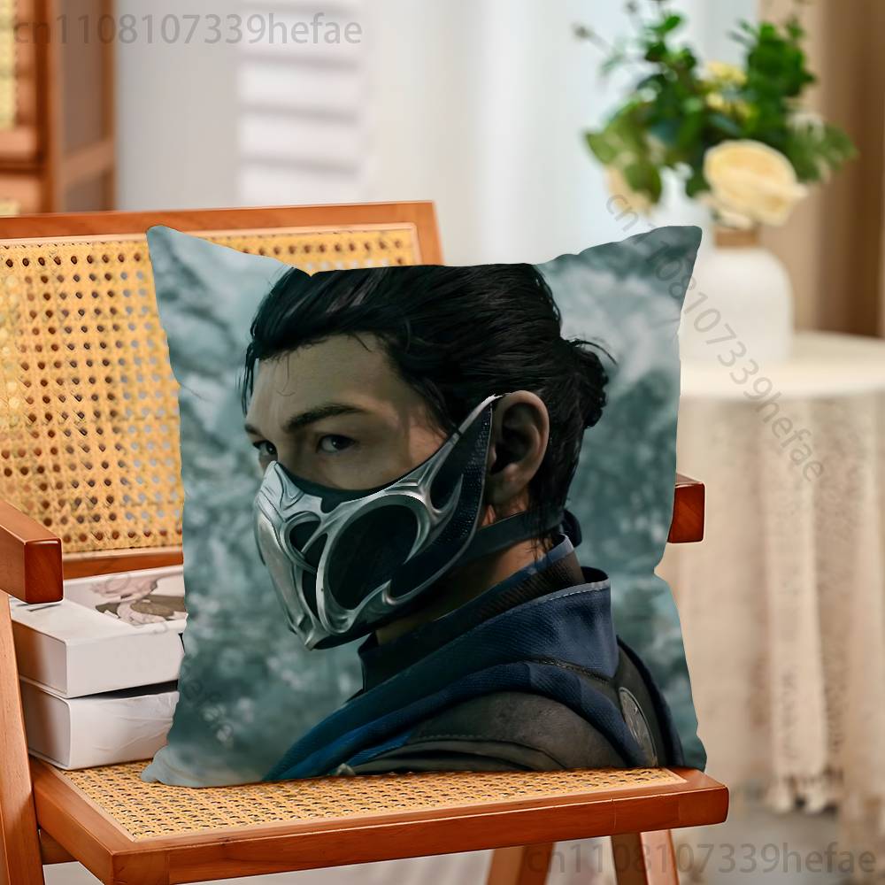 

Game MMK Sub ZZero Funny Pillow Case Antidustmite Pillowcase Invisible Zipper Silky Short Plush Sofa Cushion Cover 30x30cm