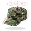 Men Women Camping Fishing Combat Flat Top Hat Baseball Cap Headwear Sun Protection Cap
