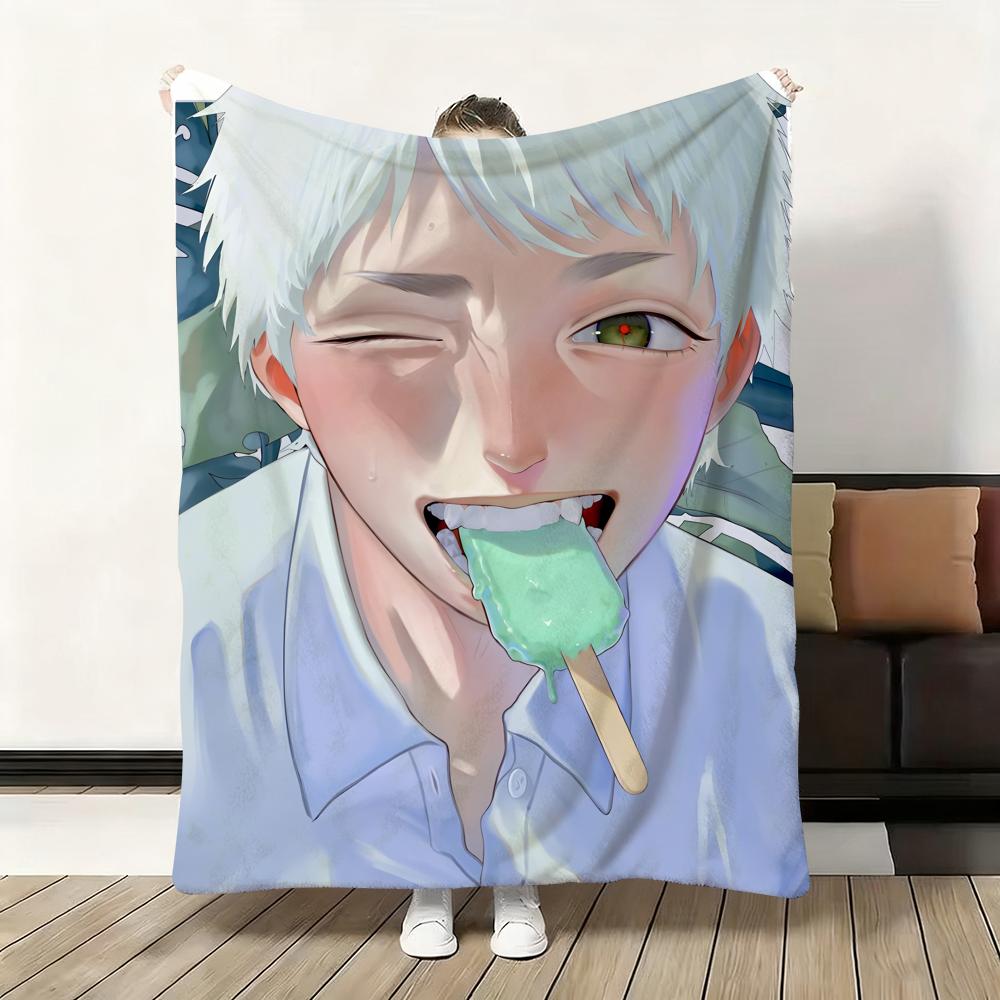 The Summer Hikaru Died Throw Soft Flannel Blanket Warm Knee Skin-Friendly Throw for Sofa Office Bed Traveling Winter Oversize