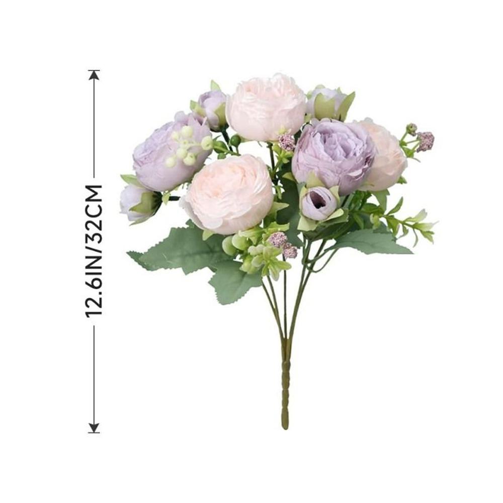 

Высококачественные Искусственные Цветы Пиона Большой Бутон Аксессуары для DIY Букет из Шелковых Роз Букет Пионов Фото Реквизит фиолетовый