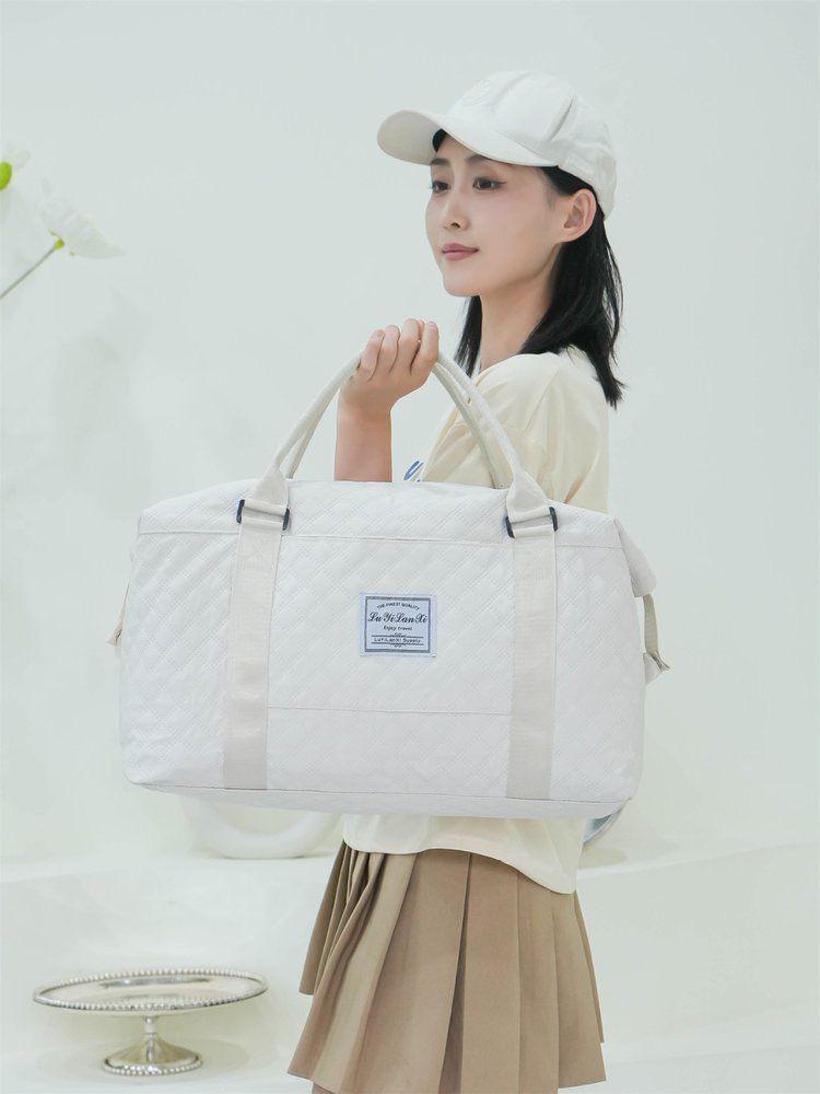 Large Capacity Lightweight Handheld Travel Bag for Fitness, Business, or Maternity, Fits On Trolley Case