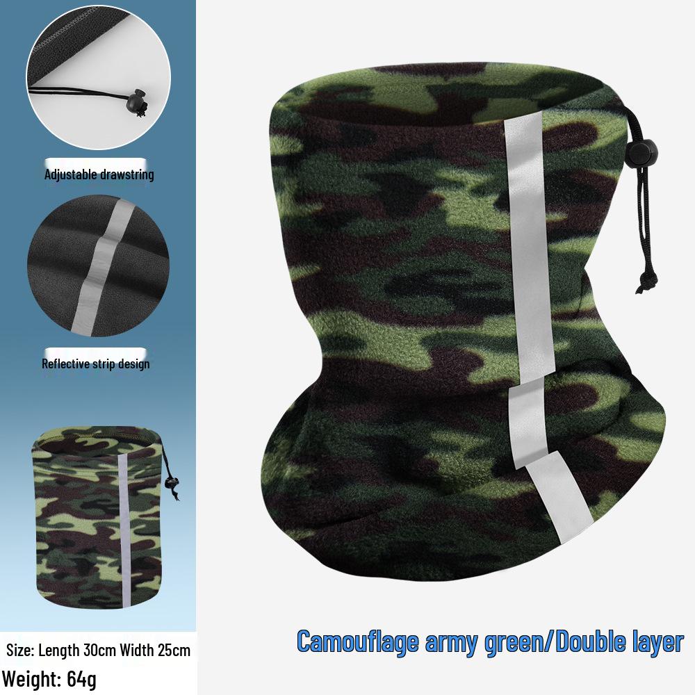 Adjustable Multifunctional Neck Warmer: Windproof Skiing & Cycling Gaiter for Autumn & Winter