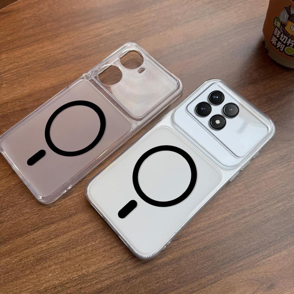 Case for Xiaomi POCO X6 Pro 5G Anti-Fingerprint Matte Cover Big Camera Window Clear Edge Casing