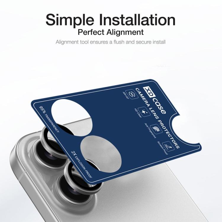5Pcs AF+AR Hawkeye Camera Lens Protector with Alignment Tool For iPhone 17, 9H Anti-Scratch HD Lens Cover