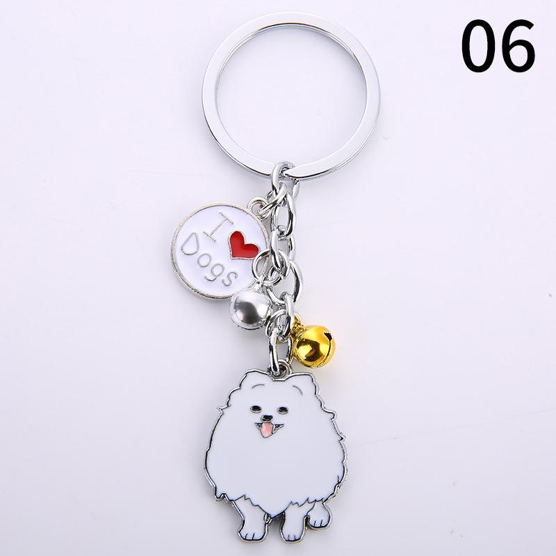 pomeranian keyring