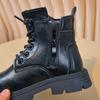 Warme gefütterte Kinder Martin Boots Hohe Schuhe Für die Schule Gehen und Tägliche Aktivität Jugend Alltagsschuhe Lässige Spielschuhe Größen 26-37