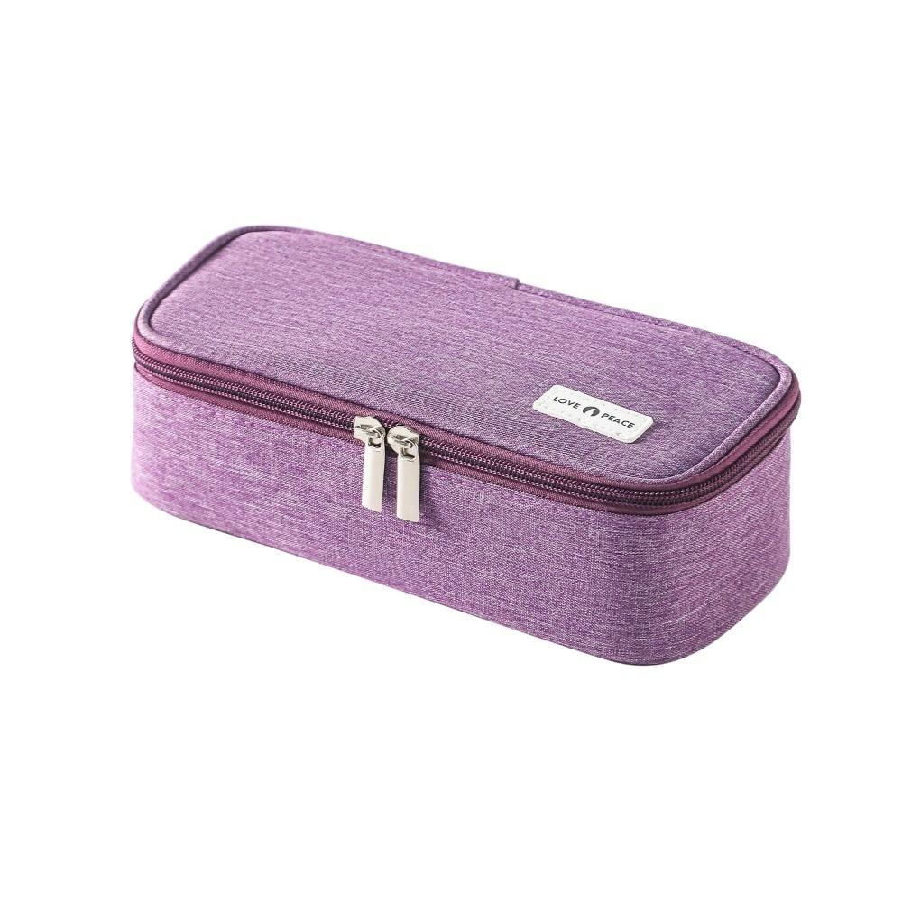Portable Stationery Organizer Simple Pen Storage Bag Multifunctional Pencil Case School Supplies