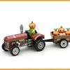 Halloween Building Block Set – Haunted Pumpkin Car: a Creative ST Toy Suitable for Boys and Girls, the Perfect Party Gift. Number of Pieces: 136PCS