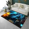 WOW Game World of Warcraft Gamer HD Teppich für Zuhause Wohnzimmer Schlafzimmer Sofa Fußmatte Dekor, Kinderteppich Rutschfeste Bodenmatte