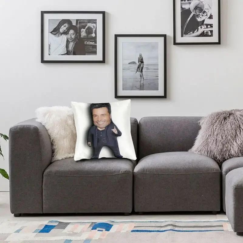Chayanne Chiquito Meme poszewka na poduszkę piosenkarka muzyczna aksamitna nowoczesna poszewka na poduszkę dekoracja wnętrz dwustronny nadruk poduszka na krzesło