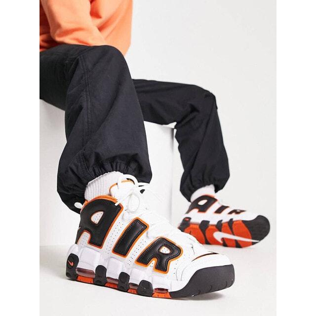 

Бело-оранжевые кроссовки Nike Air More Uptempo