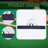 130cm Portable 3/4 Billiard Cue Case Waterproof Lightweight Scratchproof Adjustable Shoulder Strap Protective Cover Nylon Fabric